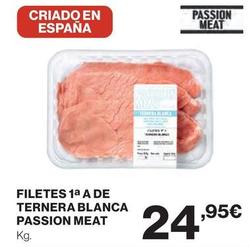 Oferta de Passion Meat - Filetes 1ª A De Ternera Blanca  por 24,95€ en El Corte Inglés