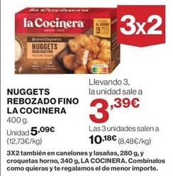 Oferta de La Cocinera - Nuggets Rebozado Fino por 5,09€ en El Corte Inglés