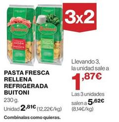 Oferta de Buitoni - Pasta Fresca Rellena Refrigerada por 2,81€ en El Corte Inglés