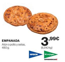 Oferta de Empanada por 3,99€ en El Corte Inglés