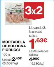 Oferta de Fiorucci - Mortadela De Bologna por 2,45€ en El Corte Inglés