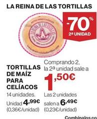 Oferta de Tortilla por 4,99€ en El Corte Inglés