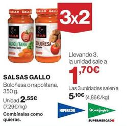 Oferta de Gallo - Salsas por 2,55€ en El Corte Inglés