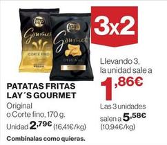 Oferta de Lay's - Gourmet Patatas Fritas  por 2,79€ en El Corte Inglés