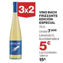 Oferta de Bach - Vino Frizzante Edición Especial por 7,5€ en El Corte Inglés