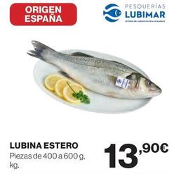Oferta de Lubina Estero por 13,9€ en Hipercor