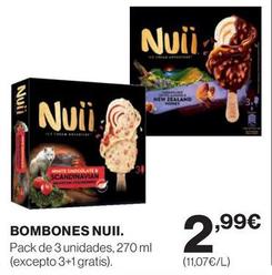 Oferta de Nuii - Bombones por 2,99€ en Hipercor