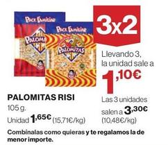 Oferta de Risi - Palomitas por 1,65€ en Hipercor