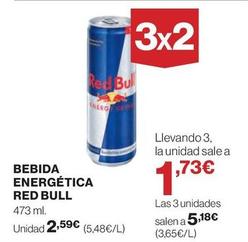 Oferta de Red Bull - Bebida Energética por 2,59€ en Hipercor