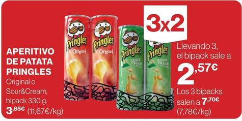 Oferta de Pringles - Aperitivo De Patata por 3,85€ en Hipercor