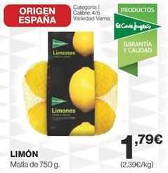Oferta de Limon por 1,79€ en Supercor