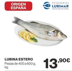 Oferta de Lubina Estero por 13,9€ en Supercor