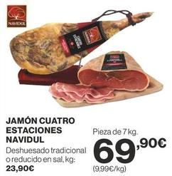 Oferta de Navidul - Jamón Cuatro Estaciones por 23,9€ en Supercor