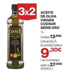 Oferta de Coosur - Aceite De Oliva Virgen Serie Oro por 13,95€ en Supercor