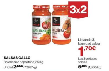 Oferta de Gallo - Salsas por 2,55€ en Supercor