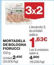 Oferta de Fiorucci - MORTADELA de BOLOGNA   por 2,45€ en Supercor