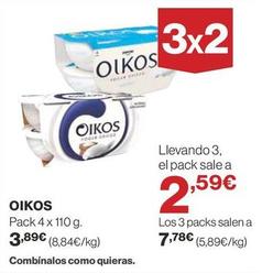 Oferta de Danone - Oikos por 3,89€ en Supercor