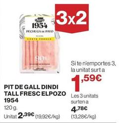 Oferta de Pechuga de pavo por 2,39€ en Supercor Exprés