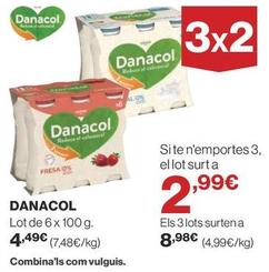 Oferta de Danacol por 4,49€ en Supercor Exprés