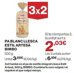 Oferta de Pan por 3,05€ en Supercor Exprés