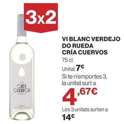 Oferta de Vino verdejo por 7€ en Supercor Exprés