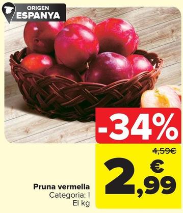 Oferta de Fruta por 2,99€ en Carrefour Market