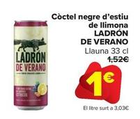 Oferta de Cóctel por 1€ en Carrefour Market