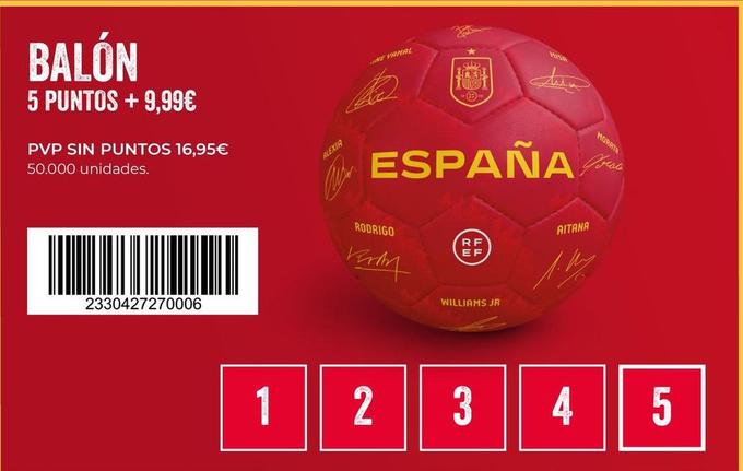 Oferta de Balón por 16,95€ en Carrefour