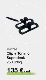 Oferta de Clip + Tornillo Supradeck  por 135€ en Distriplac