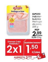 Oferta de Elpozo - Pechuga De Pavo por 2,99€ en Eroski