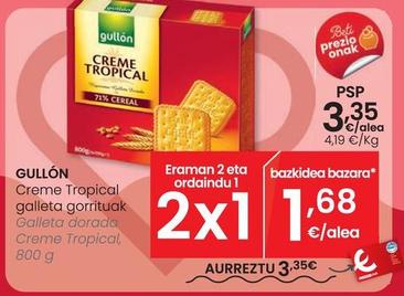 Oferta de Gullón - Galleta Dorada Creme Tropical por 3,35€ en Eroski