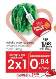 Oferta de Pimiento Italiano por 1,68€ en Eroski