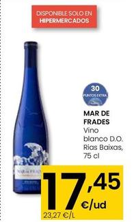 Oferta de Mar de Frades - Vino Blanco D.O. Rias Baixas por 17,45€ en Eroski
