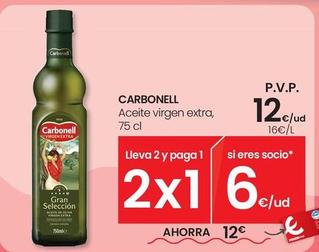 Oferta de Carbonell - Aceite Virgen Extra  por 12€ en Eroski