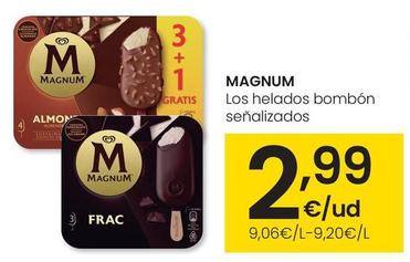 Oferta de Magnum - Los Helados Bombon Senalizados por 2,99€ en Eroski