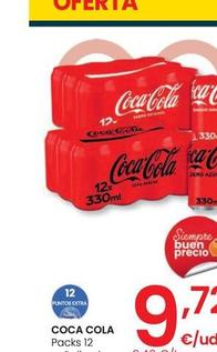 Oferta de Coca-Cola - Packs 12 Senalizados  por 9,72€ en Eroski