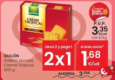 Oferta de Gullón - Galleta Dorada Creme Tropical por 3,35€ en Eroski