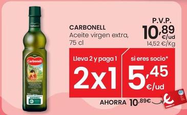 Oferta de Carbonell - Aceite Virgen Extra por 10,89€ en Eroski