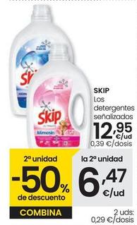 Oferta de Skip - Los Detergentes Senalizados por 12,95€ en Eroski