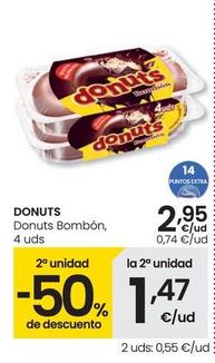 Oferta de Donuts - Donuts Bombon  por 2,95€ en Eroski