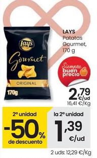 Oferta de Lay's - Patatas Gourmet  por 2,79€ en Eroski