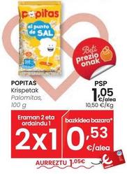 Oferta de Popitas - Palomitos  por 1,05€ en Eroski