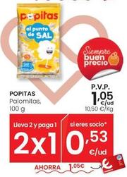 Oferta de Popitas - Palomitas por 1,05€ en Eroski