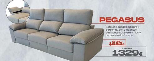 Oferta de Pegasus Sofa Con Capacidad Para 5 Personas por 1329€ en OKSofas