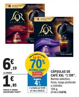 Oferta de L'or - Cápsulas De Café Xxl por 6,19€ en E.Leclerc