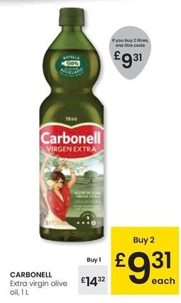 Oferta de Carbonell - Extra Virgen Olive por 14,32€ en Eroski