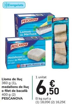 Oferta de Lomos de merluza por 6,5€ en Carrefour Express