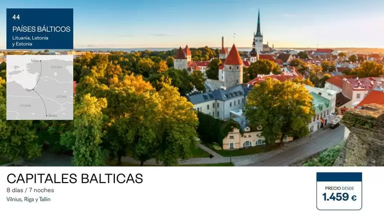 Oferta de Viajes a Países Bálticos en Tui Travel PLC