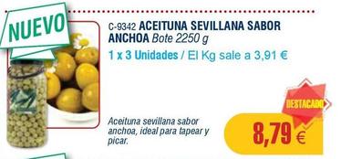 Oferta de Aceitunas por 8,79€ en Abordo
