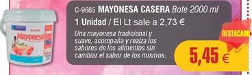 Oferta de Mayonesa por 5,45€ en Abordo